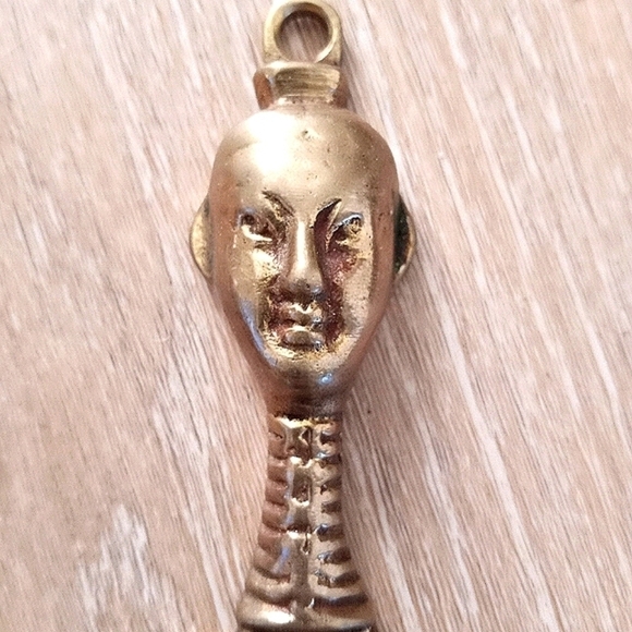 Vintage Bottle Opener Kayan Women Neck Rings Myanmar Vintage Made in Ind… - Picture 8 of 9